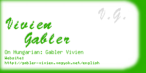 vivien gabler business card